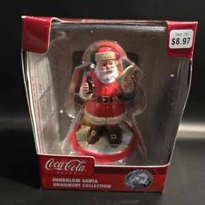 COCA-COLA Sundblom Santa Ornament Collection 2006 75TH Year Anniversary Special